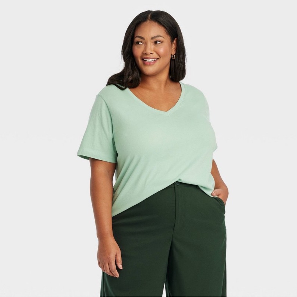 Short Sleeve V-Neck T-Shirt from Ava & Viv™